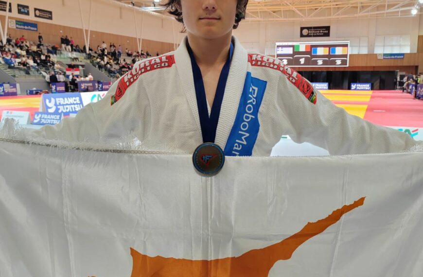 Τεράστια Ευρωπαϊκή επιτυχία για 16χρονο Παφίτη αθλητή Ju-Jitsu…