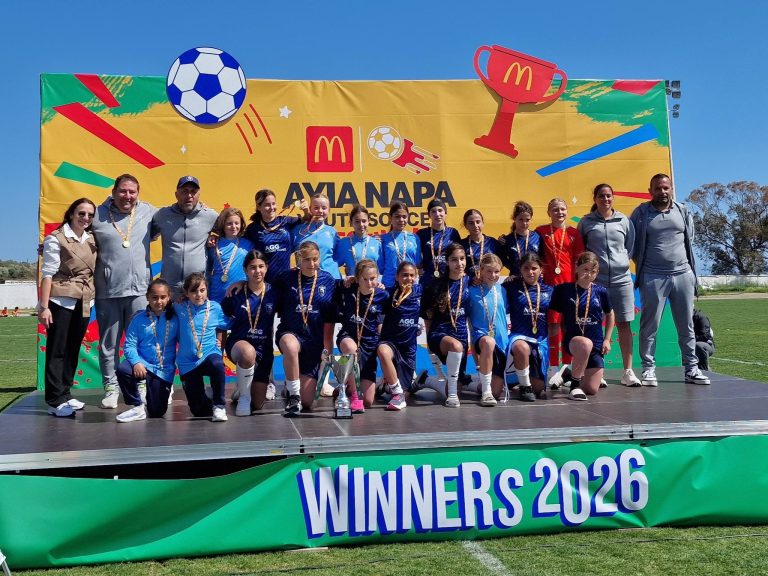 Το σήκωσαν ξανά τα Κορίτσια κ13 της Πάφος FC στην Αγία Νάπα!